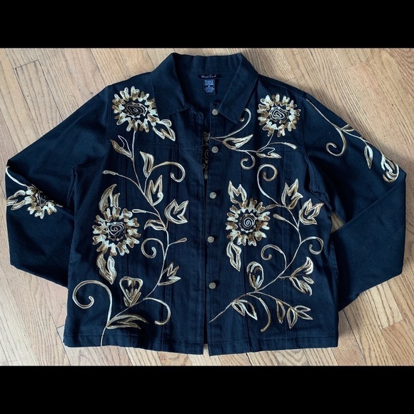 West End Jackets & Blazers - West End Embroidered Like New Jacket